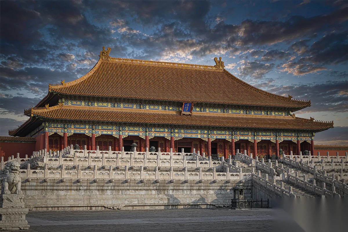 The Hall of Supreme Harmony — the emperor's seat of power.