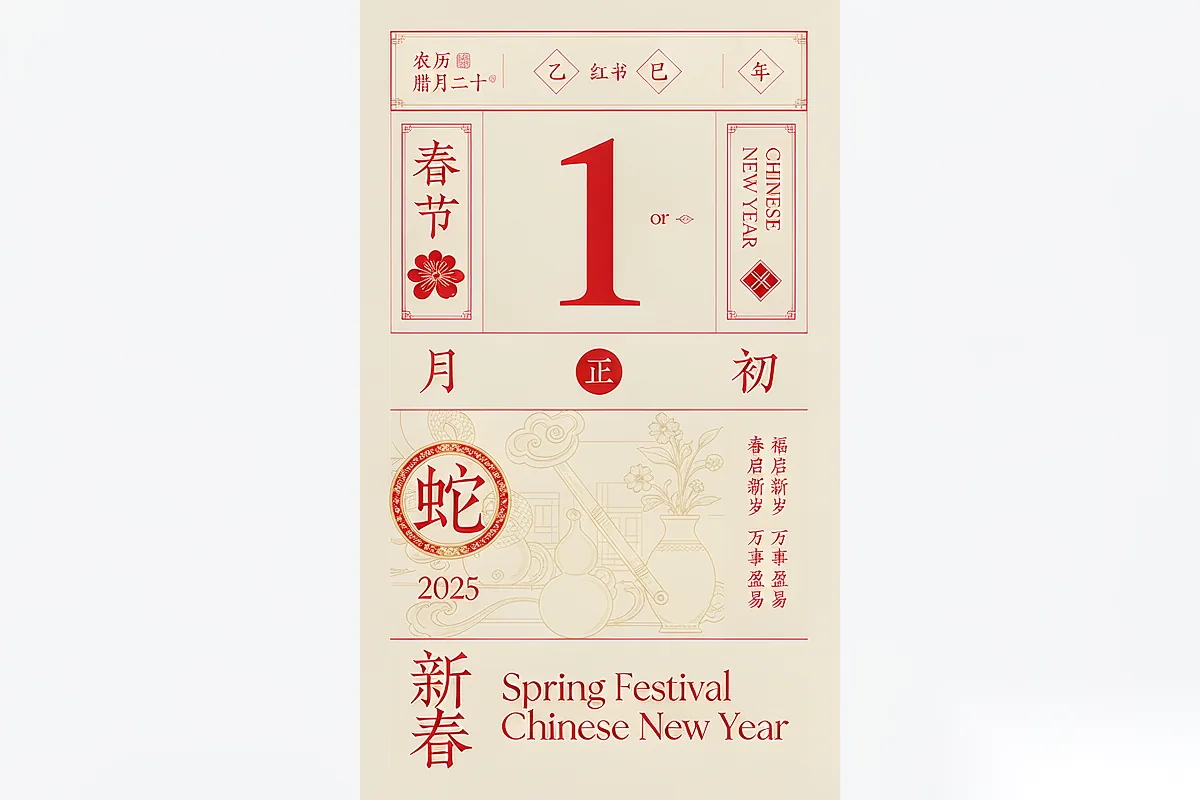 Spring Festival and Chinese New Year: same day, two names.