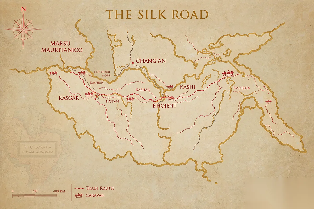 The Silk Road was a network, not a single road.