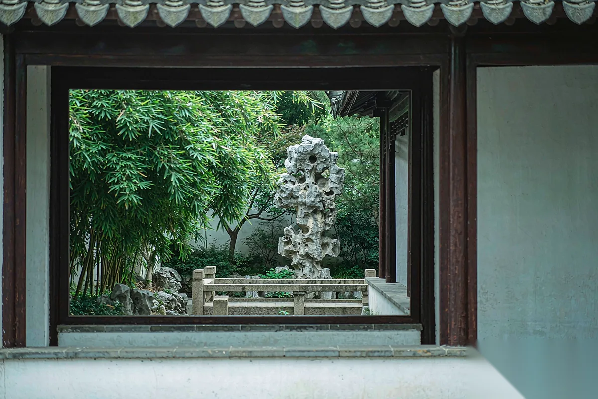 A window is not for looking through — it is for framing.
